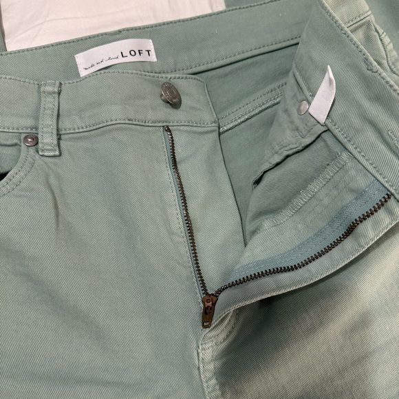 Loft Green High Rise Jeans - Picture 8 of 8